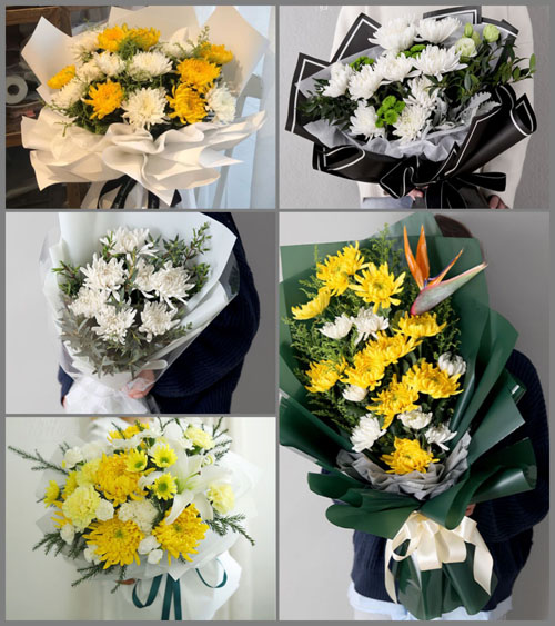 贵州铜仁市松桃县普觉镇干背河村白事花束代送